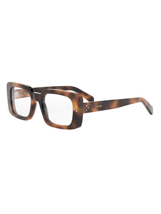 Accessories - NEW CELINE EYEGLASSES, WOMEN HAVANA BROWN SQUARE EYEWEAR CELINE CL50163I 053